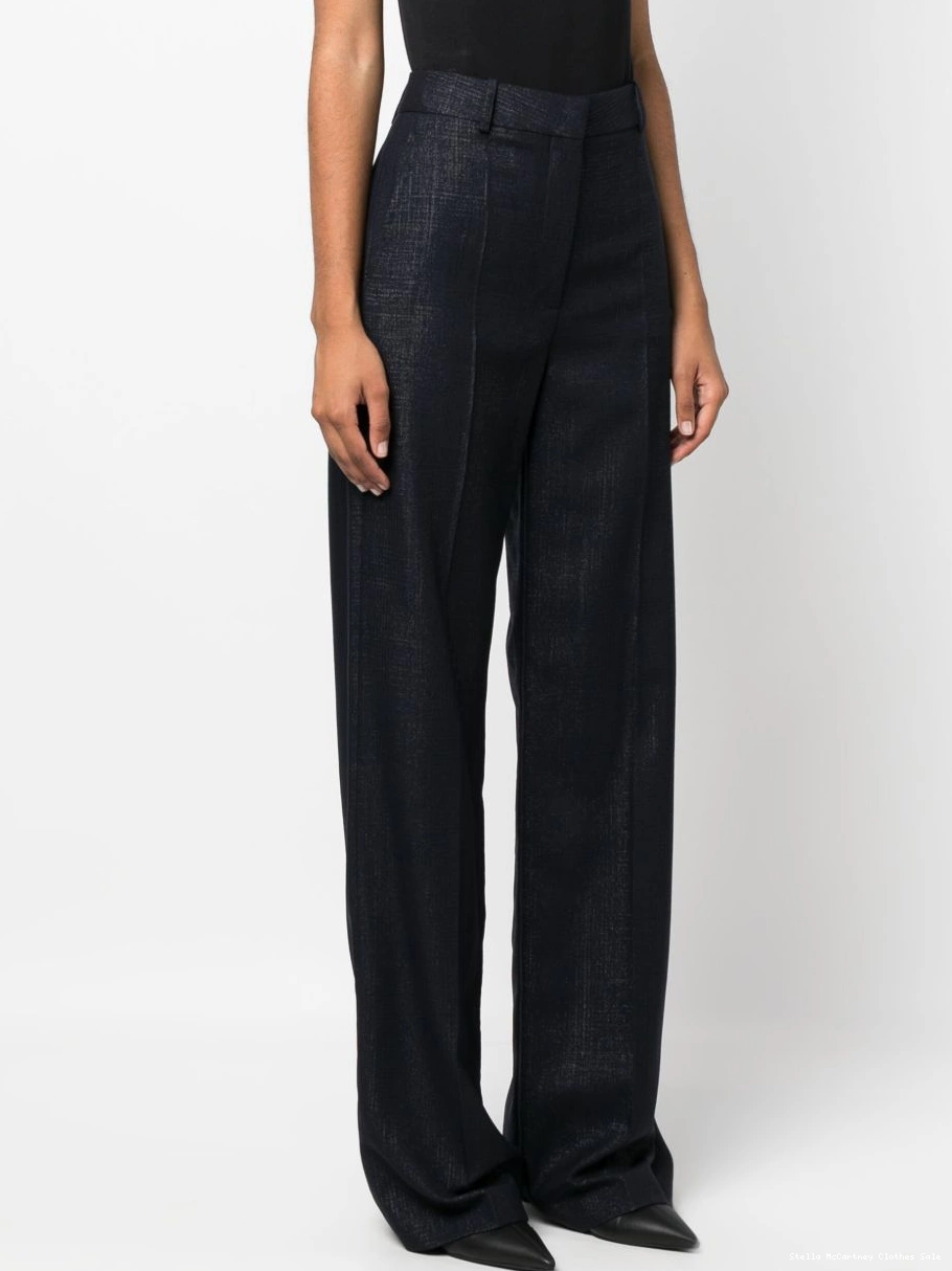 Cheap Women trousers Stella straight McCartney high-waist 0809